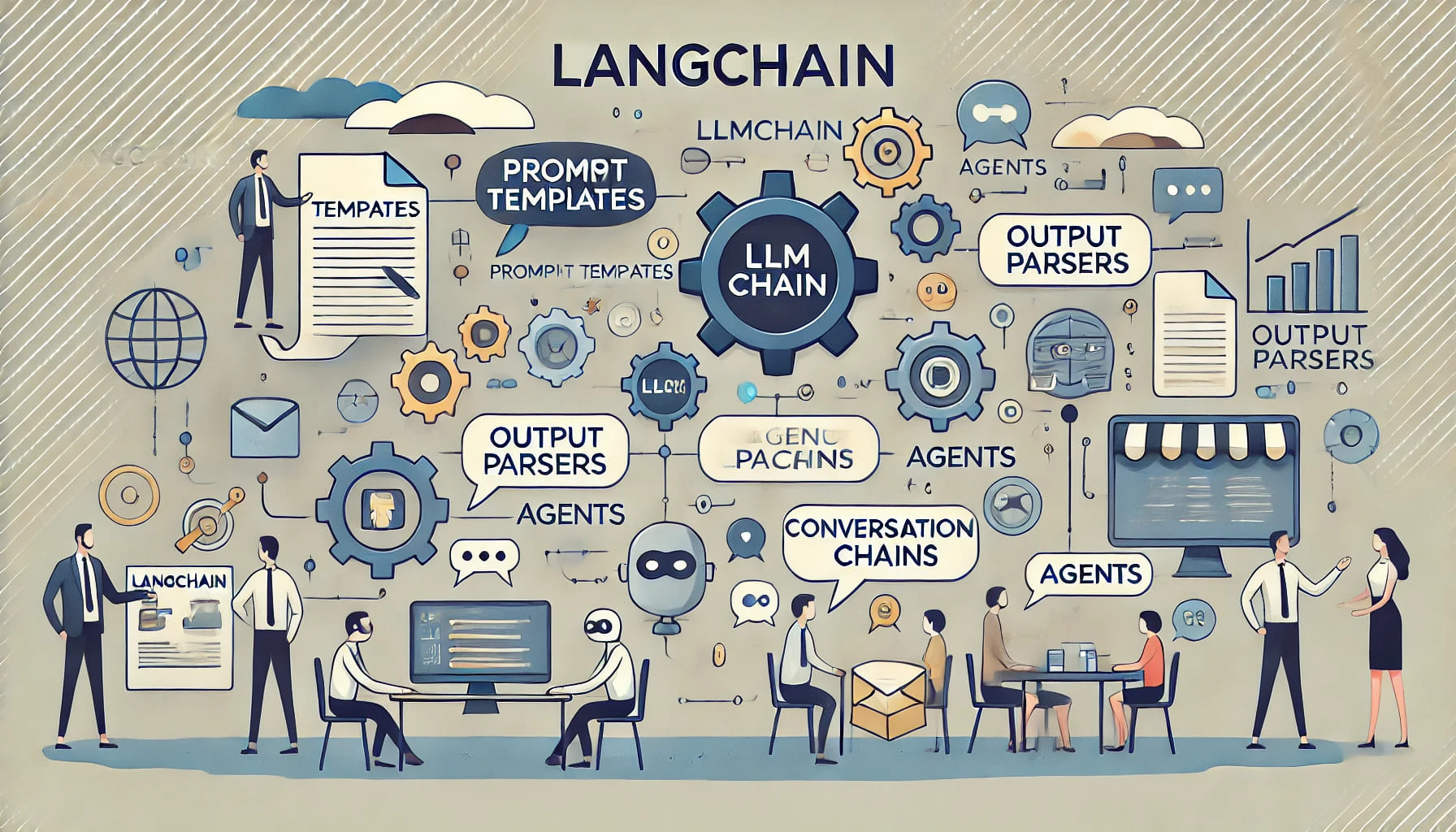 LangChain 是什麼？五大核心模塊（Prompt / LLMChain / Agent / OutputParser / Memory ...